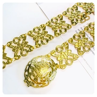 Vintage Jewelry เข็มขัดชุดไทย สีนาค เข็มขัดแฟชั่นสีทอง สีเงินมีสามสีให้เลือก