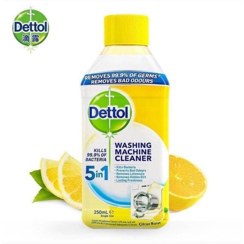 💥สินค้ามีพร้อมส่งทั่วประเทศ💯Dettol น้ำยาล้างถังเครื่องซักผ้าแบบน้ำ ใช้ได้ทั้งฝาหน้าและฝาบน กำจัดเชื้