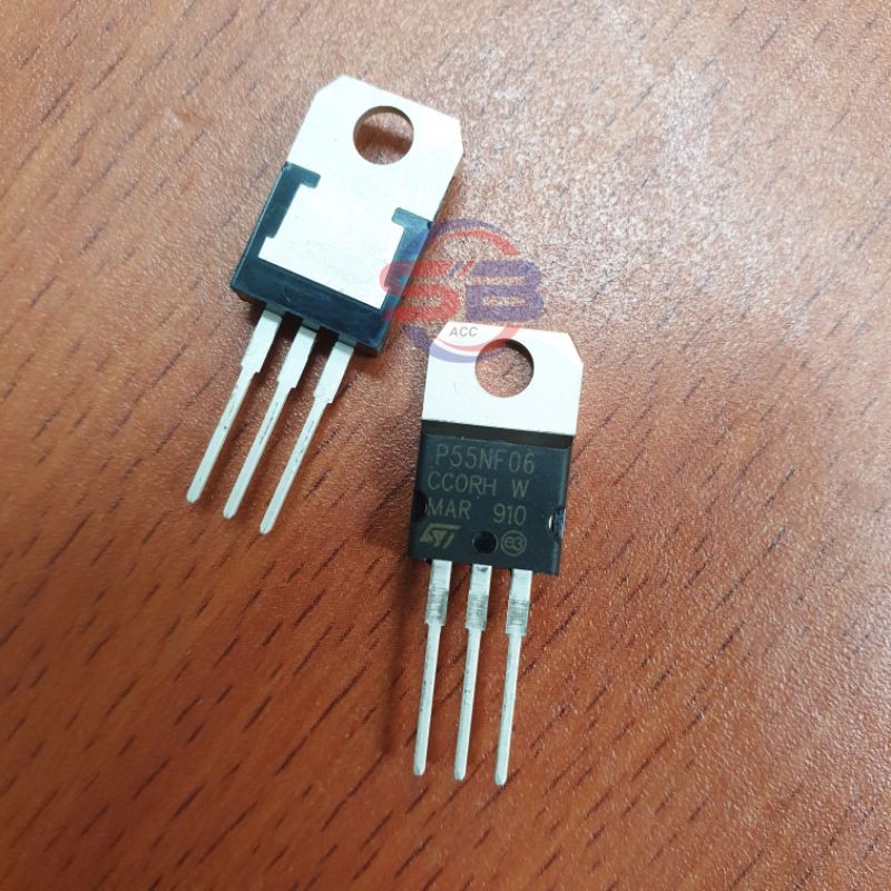 P55NF06 / 55NF06 ทรานซิสเตอร์ TR
