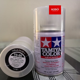 สีสเปรย์ทามิย่า สีเคลือบด้าน Tamiya TS-80 FLAT CLEAR 100ML เคลียร์ด้าน