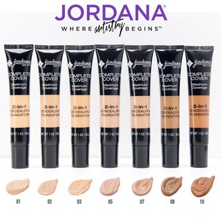 Jordana 2-IN-1 Concealer &amp; Foundation 30 g.