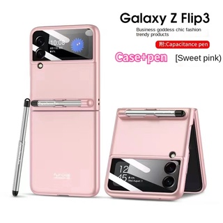 Gkk เคสแข็ง เนื้อแมตต์ กันกระแทก สําหรับ Samsung Galaxy Z Flip 3 5G Galaxy Z Flip3 5G