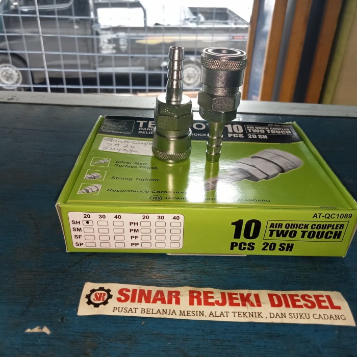 Quick Coupler Copler Kopler SH20 SH 20 ข้อต่อข้อต่อ Tekiro zg