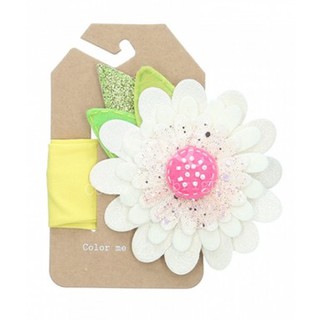 SATI - ผ้าคาดผม C.  HB BIG GLITTER FLOWER HB068