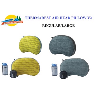 THERMAREST AIR HEAD PILLOW V2 หมอนลมม้วนเก็บได้ สำหรับการเดินทางทุกรูปแบบ