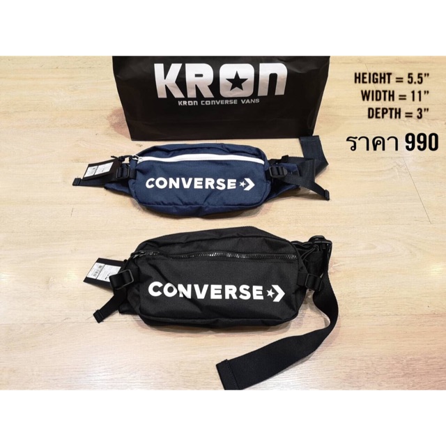 converse star chevron waist bag