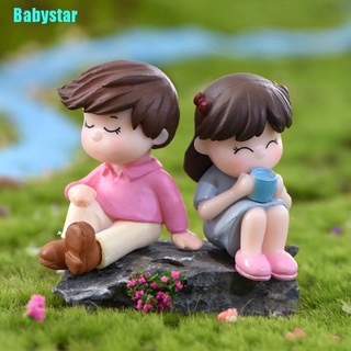 ( Babystar ) โมเดลตุ๊กตานางฟ้า ขนาดเล็ก สําหรับตกแต่งสวน 2 ชิ้น /