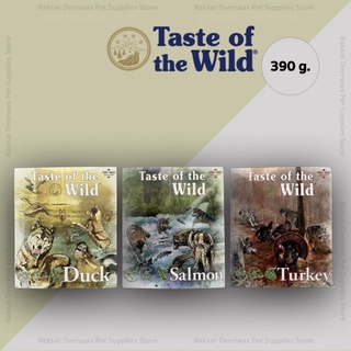 Taste of the wild (Wet food for dog) อาหารเปียกสำหรับสุนัข 390 g. เหมาะสำหรับสุนัขทานยากo