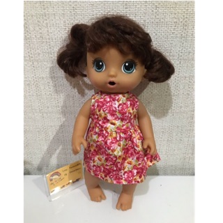 Baby alive doll รุ่น snackin noodles baby brunette มือสอง