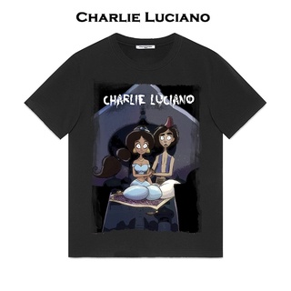 Charlie Luciano fairy tale Aladdin เสื้อยืดคอกลม แขนสั้น ลําลอง สําหรับผู้ชาย และผู้หญิง