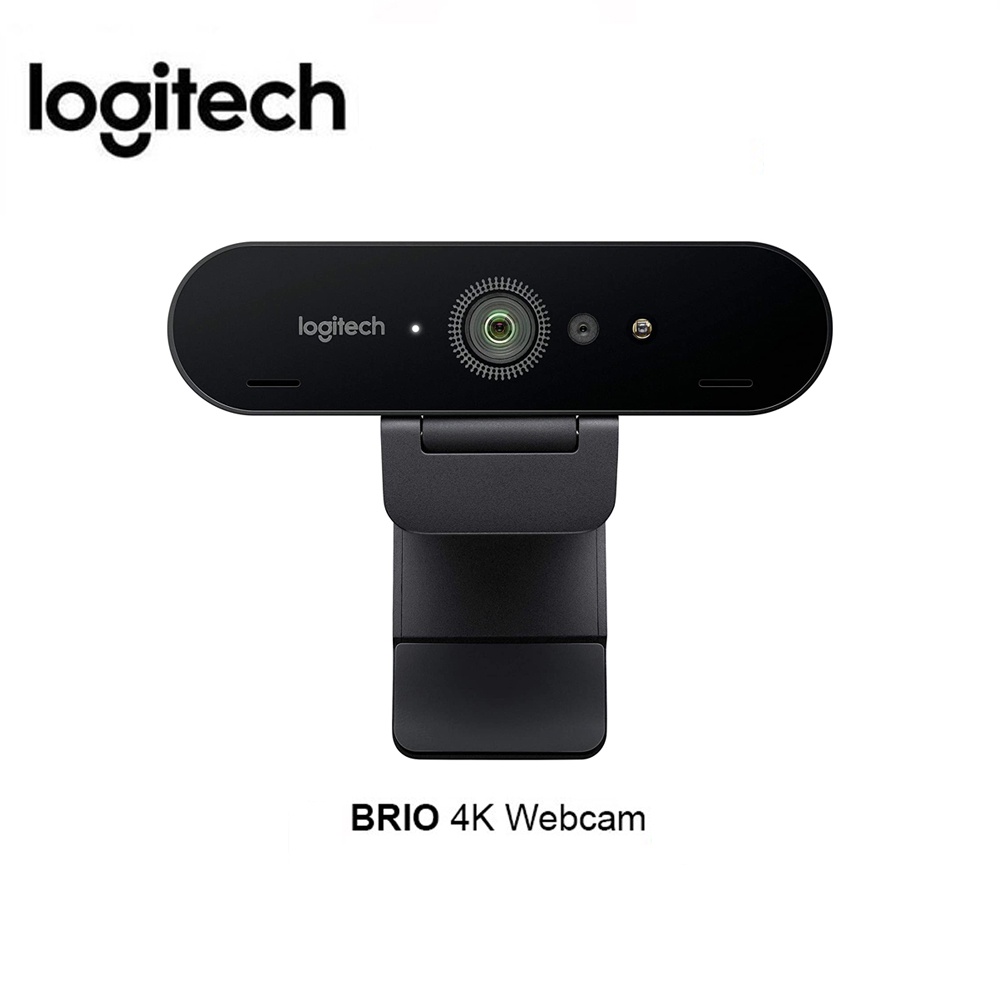 Logitech Brio Webcam 4K Ultra HD เว็บแคม 4K ระดับพรีเมียมพร้อม HDR และการสนับสนุน Windows Hello รับประกันศูนย์ 3 ปี
