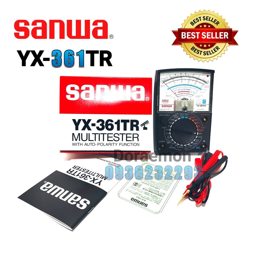 SANWA YX 360TRF,YX 361TR,CD 1990800a แท้ 100% Digital Multimeter มัลติมิเตอร์ดิจิตอล มิเตอร์วัดไฟ ดิจิตอลมัลติมิเตอร์