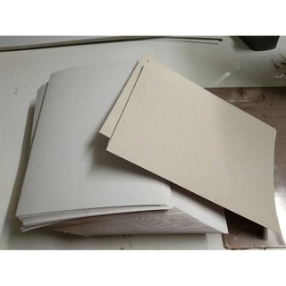 กระดาษแข็งหน้าขาวหลังเทาหนา 310 แกรม ไซด์ A4 (21 x 29.7cm.) & A5 (14.8 x 21 cm.)