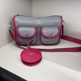 COACH PENNIE CROSSBODY WITH COIN CASE IN SIGNATURE