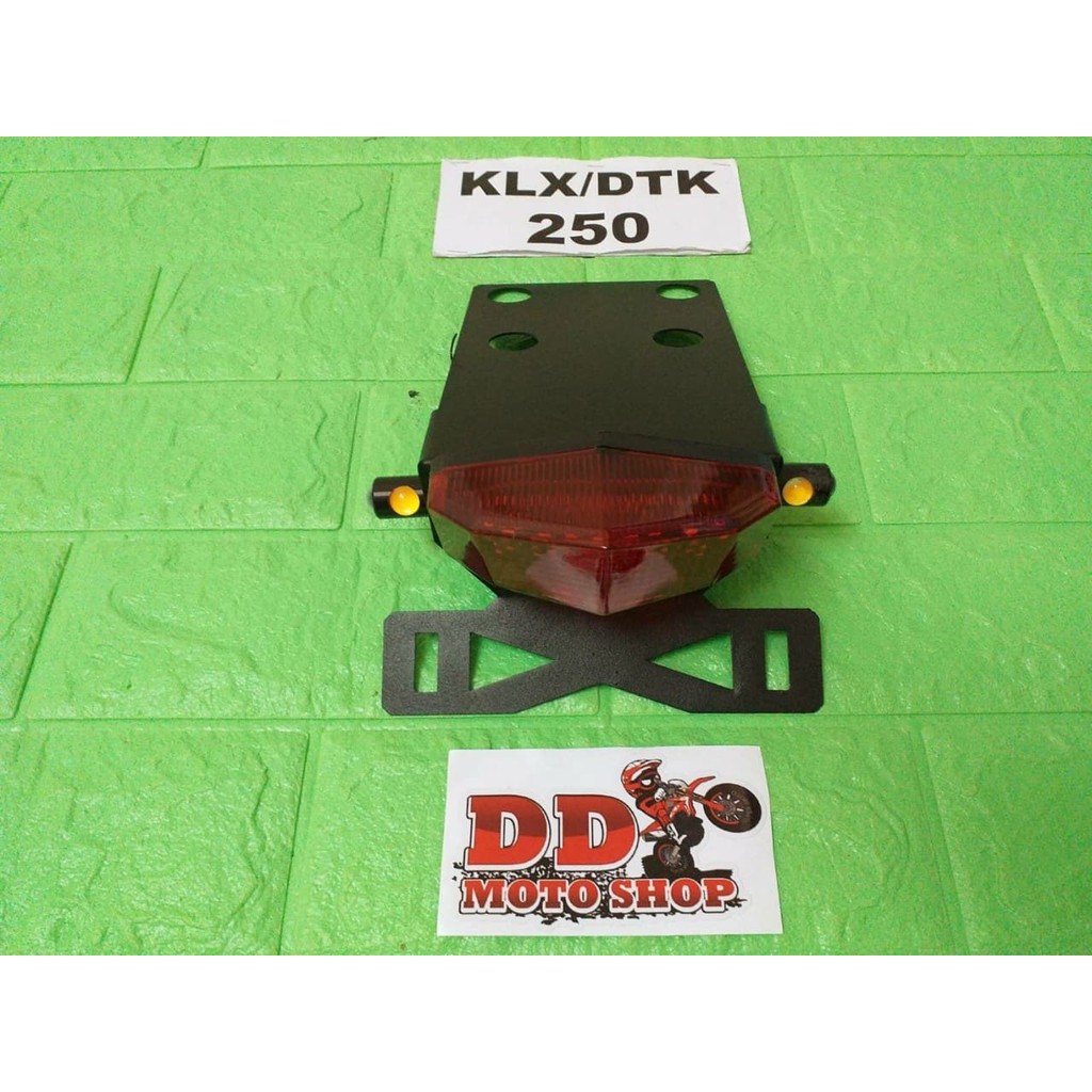 ท้ายสั้น KLX250 DTK250 D-TRACKER250 #แบบใส่ไฟเลี้ยวตาแมว #โครงเหล็กหนา 1.2 mm
