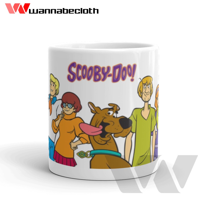 Scooby Doo Mug Scooby Doo Glass แก้วเด็ก Custom Porcelain Mug ของที่ระลึก Scooby Doo v2