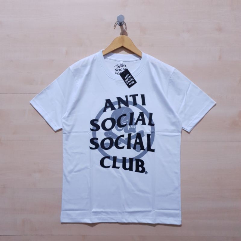ANTI SOCIAL SOCIAL CLUB เสื้อยืด ASSC ป้องกันโซซิอัลคลับ NEIGHBORHOOD สีขาว