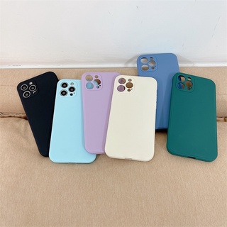 เคสสีทึบ VIVO Y17 Y15 Y12 Y12i Y11 Y50 Y30 Y30i Y91 Y91i Y93 Y95 Y70 Y90 Y1S Y91C Y20i Y12S Y11S Y20 Y30G Y12G Y12A Y20A Y20G Y20S Y21 Y33S Y21S เคสโทรศัพท์มือถือแบบนิ่ม