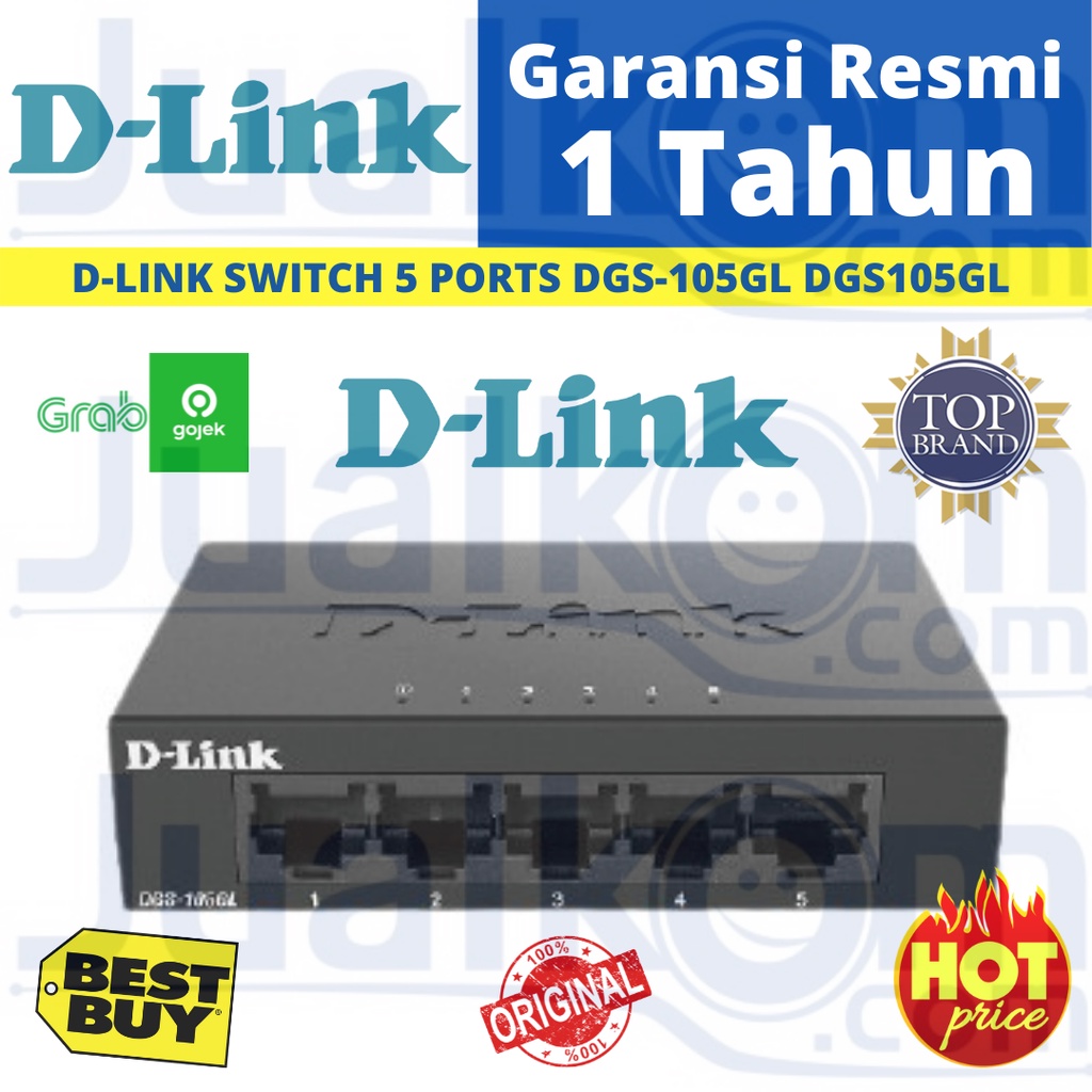 D-LINK SWITCH 5 PORTS DGS-105GL Gigabit อย่างเป็นทางการ