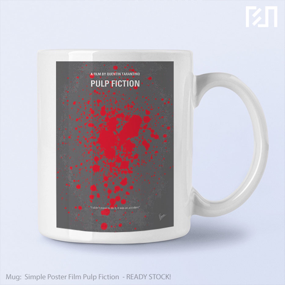 Simple Mug Cup Glass Poster Film Pulp Fiction