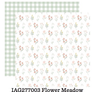 Its A Girl Double-Sided Cardstock 12"X12" Flower Meadow