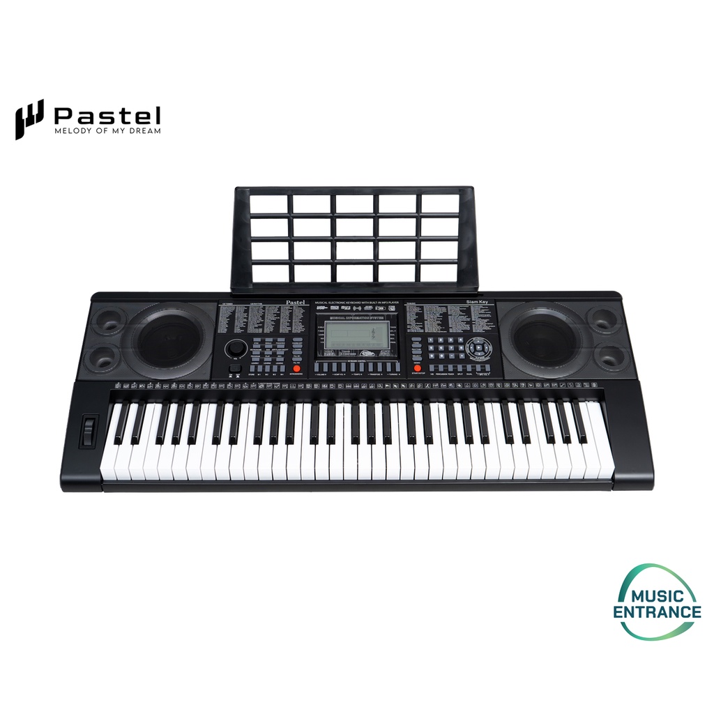 Pastel Siam Key Keyboard คีย์บอร์ด ไฟฟ้า  Siamkey มีทัชชิ่ง ( Electone 61 Key Touching) พร้อมเสียงดนตรีไทย