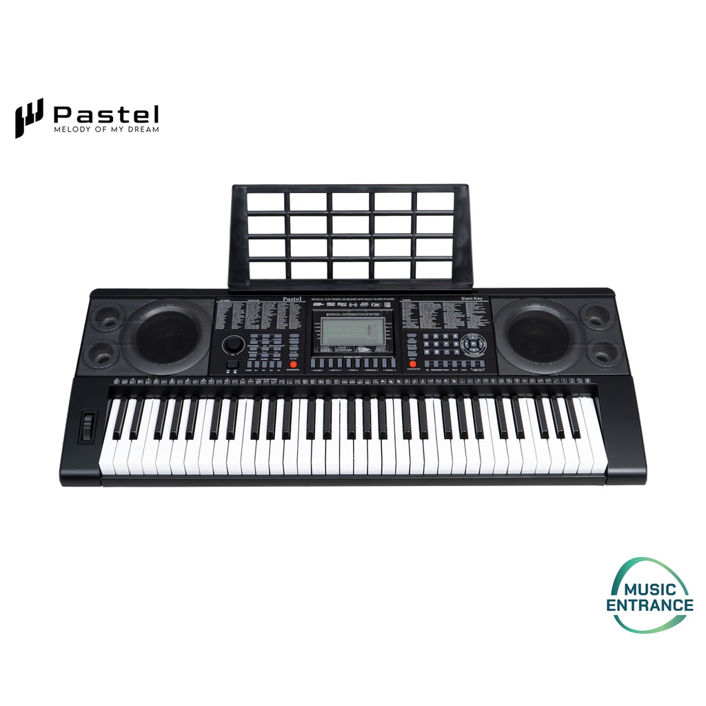 Pastel Siam Key Keyboard คีย์บอร์ด ไฟฟ้า  Siamkey มีทัชชิ่ง ( Electone 61 Key Touching) พร้อมเสียงดน