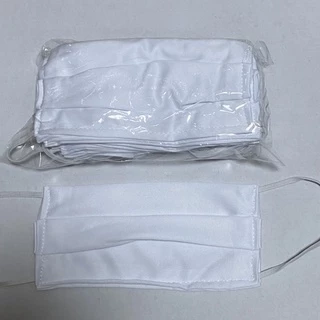 แมสผ้า หน้ากากอนามัย เนื้อนุ่ม 1 แพ็ค 12 ชิ้น