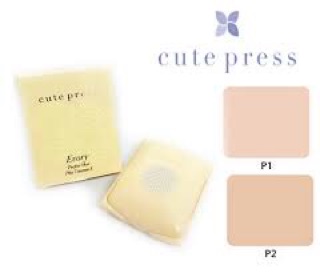 *ของแท้/ พร้อมส่ง* **รีฟิล**แป้งผสมรองพื้น อิเวอร์รี่ คิวท์เพลส cute press EVORY FOUNDATION POWDER