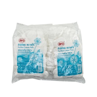 เอโร่ สำลีก้อน 40 กรัม (4 ห่อ) Aro Cotton Balls 40 g. (4 packs)