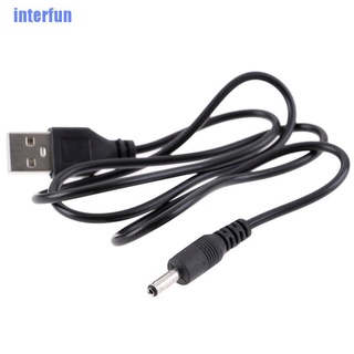 (Interfun) สายชาร์จ Usb A Male To Dc ขนาด 3.5x1.35 มม. 1 ชิ้น