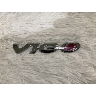 แผ่นป้ายโลโก้แปะท้าย vigo สีชุบโครเมี่ยมมีกาวสองหน้าแบบด้านหลัง **ครบจบในร้านเดียว**