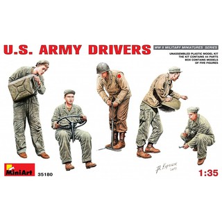 โมเดลฟิกเกอร์ทหาร MiniArt 1/35 MI35180 U.S. Army Drivers