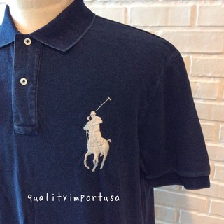 💥SALE💥เสื้อโปโล Ralph Lauren ม้าใหญ่ สีกรม (men size)