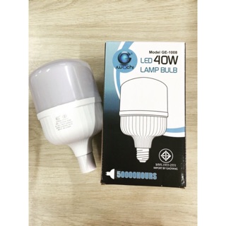 หลอไฟแอลอีดี IWACHI หลอดไฟ LED ทรงกระบอก ขั้วE27 40W แสงขาว 3600LM