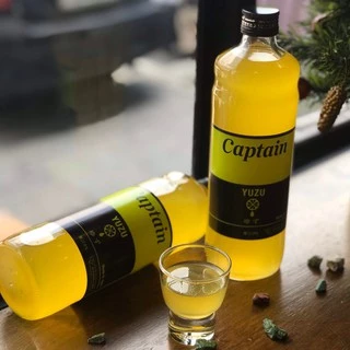 NAKAMURA CAPTAIN SYRUP YUZU 600ML (17636) กัปตันไซรัป น้ำเชื่อมกลิ่นยูซุ JAPANESE SYRUP PRO
