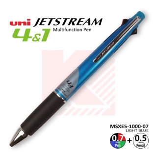 Uni Jetstream 4 + 1 หัว MSXE5-1000-07 สีฟ้า