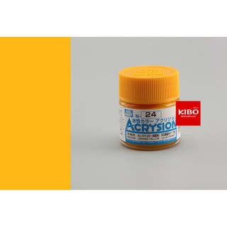 สีสูตรน้ำ ACRYSION COLOR N24 ORANGE YELLOW (Gloss)