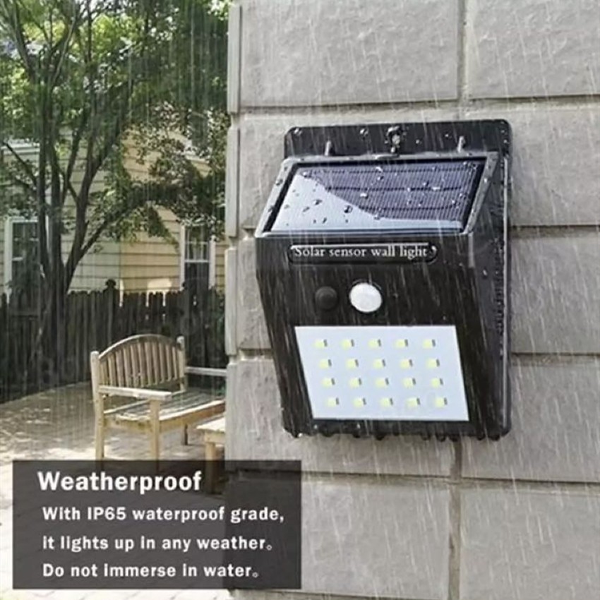 40LED แบบติตตั้งผนัง 30+5+5LED พลังงานแสงอาทิตย์ Motion Sensor Solar Power Led Light Outdoor Garden Wall