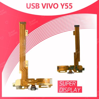 VIVO Y55/Y55S อะไหล่สายแพรตูดชาร์จ แพรก้นชาร์จ Charging Connector Port Flex Cable（ได้1ชิ้นค่ะ) Super Display