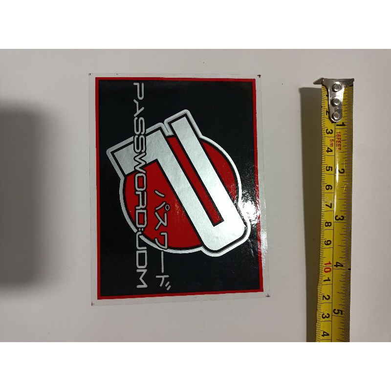 stiker cermin password jdm