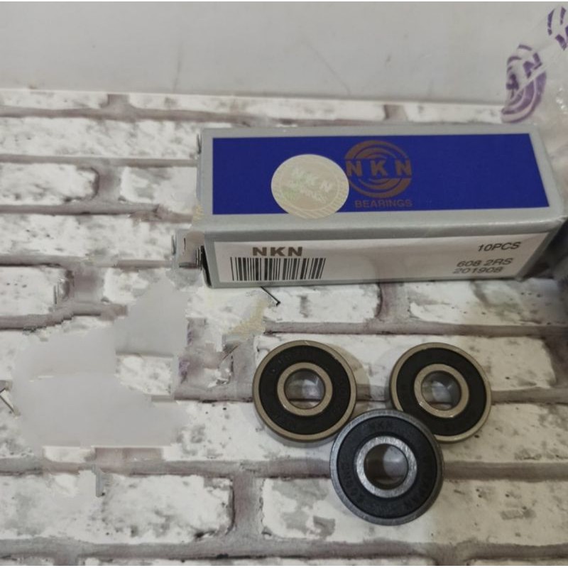 BEARING 608 2RS RUBBER CAP (PRICE สําหรับ 5 ชิ้น)