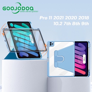 GOOJODOQ  for ipad case ไทยแลนด์สปอต เคสแท็บเล็ตหมุนได้ 360 องศาสำหรับ ipad air5 2022 air4 10.9 pro11 gen9 gen8 gen7 10.2 360°rotation