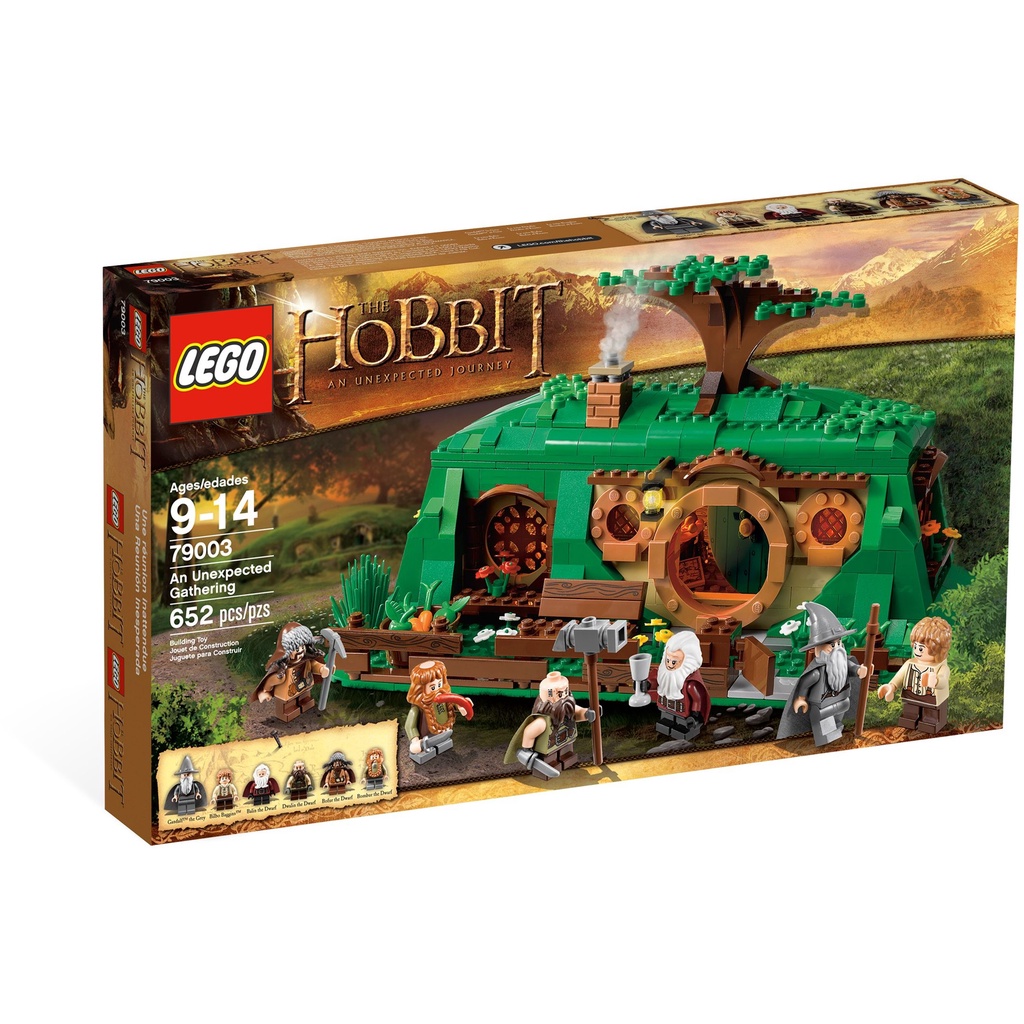 [BOB] 79003 LEGO LEVER The Hobbit An Unexpected Gathering New MISB But Dented Box