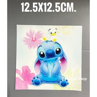 #สติกเกอร์สูญกาศ ติดแผ่นป้ายภาษี พรบ. รถยนต์ #stitch #สติช