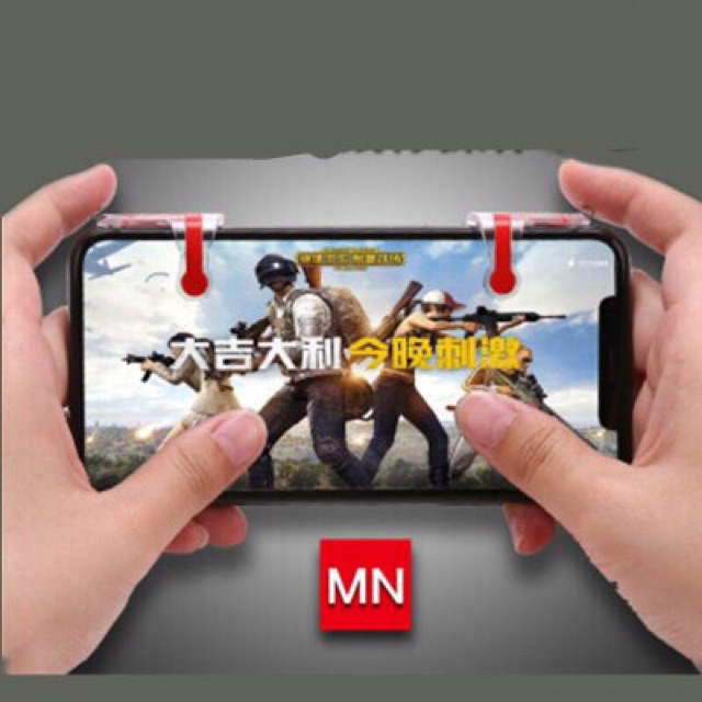 จอยเกมlส์ปุ่มแบบPUBG L1R1 ปุ่มช่วยยิงเกมส์บนมือถือ จอยเกมส์ จอยมือถือ mobile joystick รุ่น MN