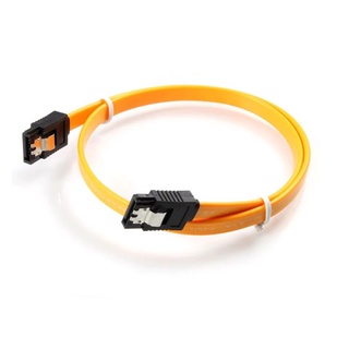 35cm Serial SATA 3 RAID Data HDD Hard Drive Disk Signal Cables Yellow Straight High Speed SATA 3 for HDD SSD DVD-RW