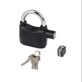 กุญแจ Alarm Lock 70 mm. ห่วงสั้น BLACK