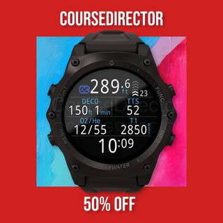 CourseDirector -  (พร้อมส่ง) นาฬิกาดำน้ำ Shearwater Teric สีดำ Dive Computer ไดฟ์คอม ตัวเครื่องรับประกันศูนย์ไทย