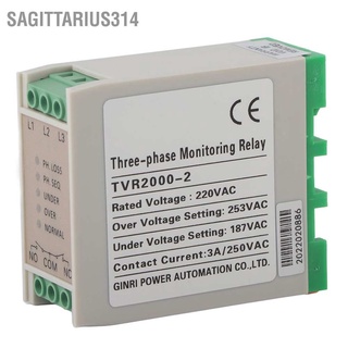 Sagittarius314 220Vac รีเลย์พาวเวอร์ซัพพลาย ป้องกันแรงดันไฟฟ้าล้มเหลว 3 เฟส